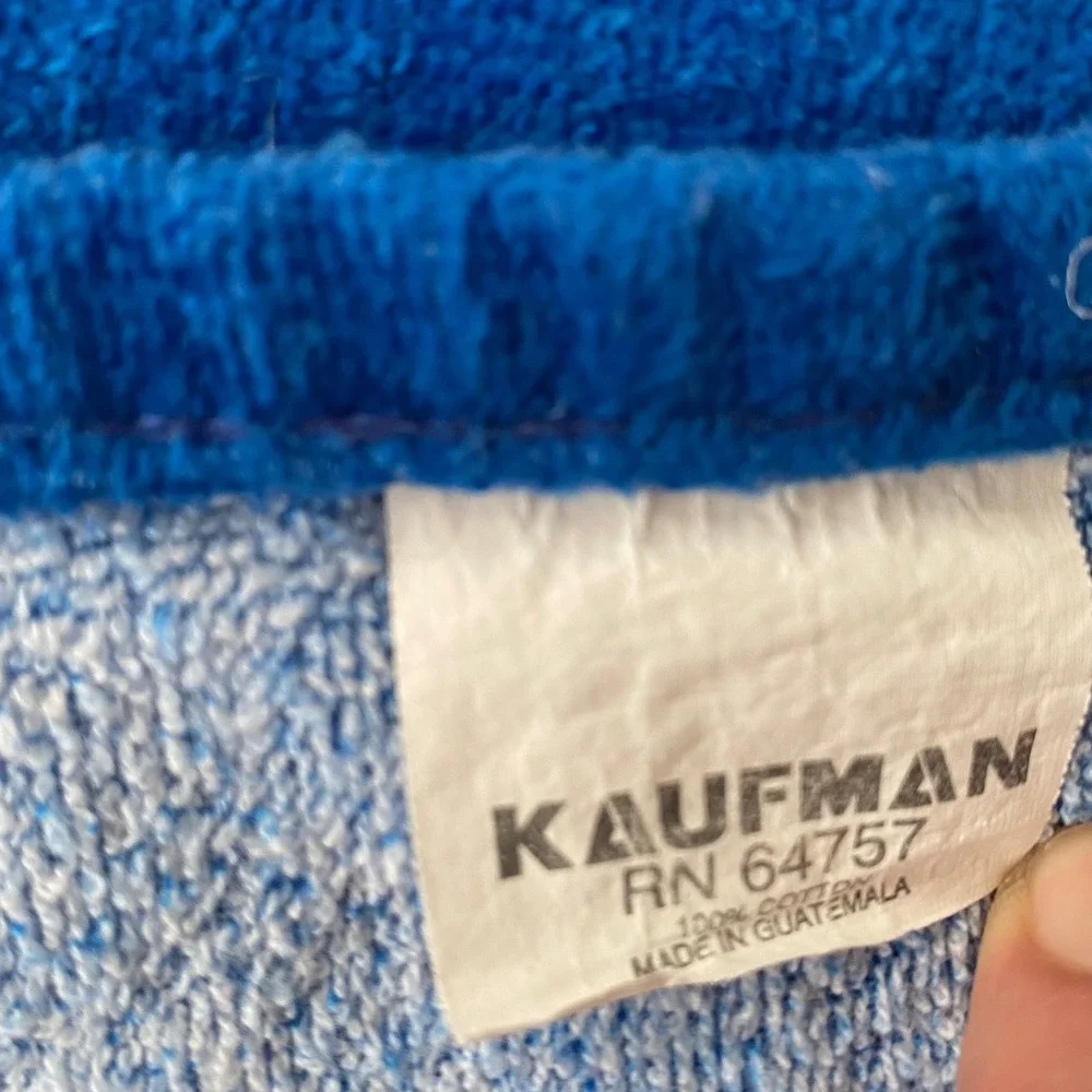 Kaufman‎ Conch Republic Key West Beach Towel Blue Cotton Sun Conch Flag 28x55